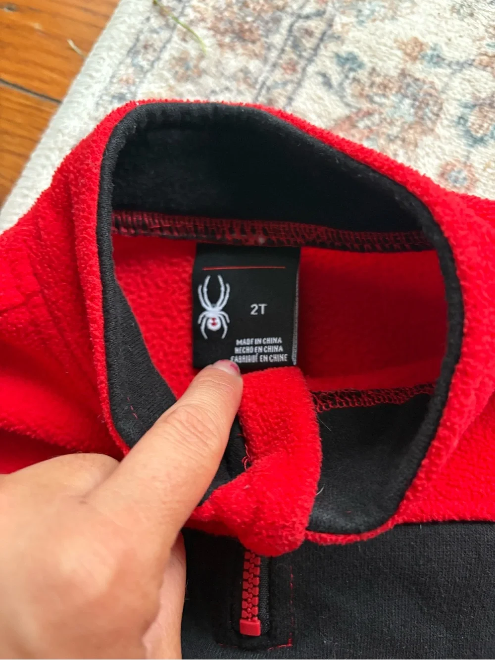 2T Boys Toddler SPYDER Fleece Pullover Quarter Zip